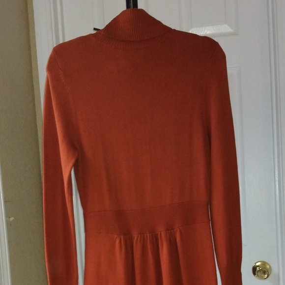 Spring + Mercer knit turtleneck pullover sweater dress. Size M - Picture 2 of 13